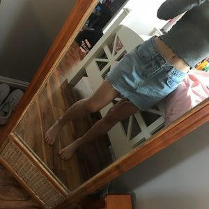 cute jean skirt